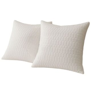 2 x Continental Cotton Fibre Pillows
