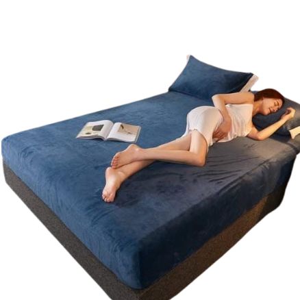 3Piece Velvet Fitted Sheet Sets - Image 5