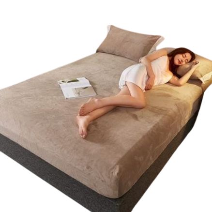 3Piece Velvet Fitted Sheet Sets - Image 3